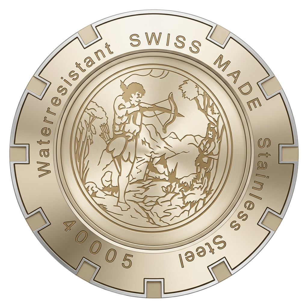 WILLIAM TELL engraved Swiss watch emblem